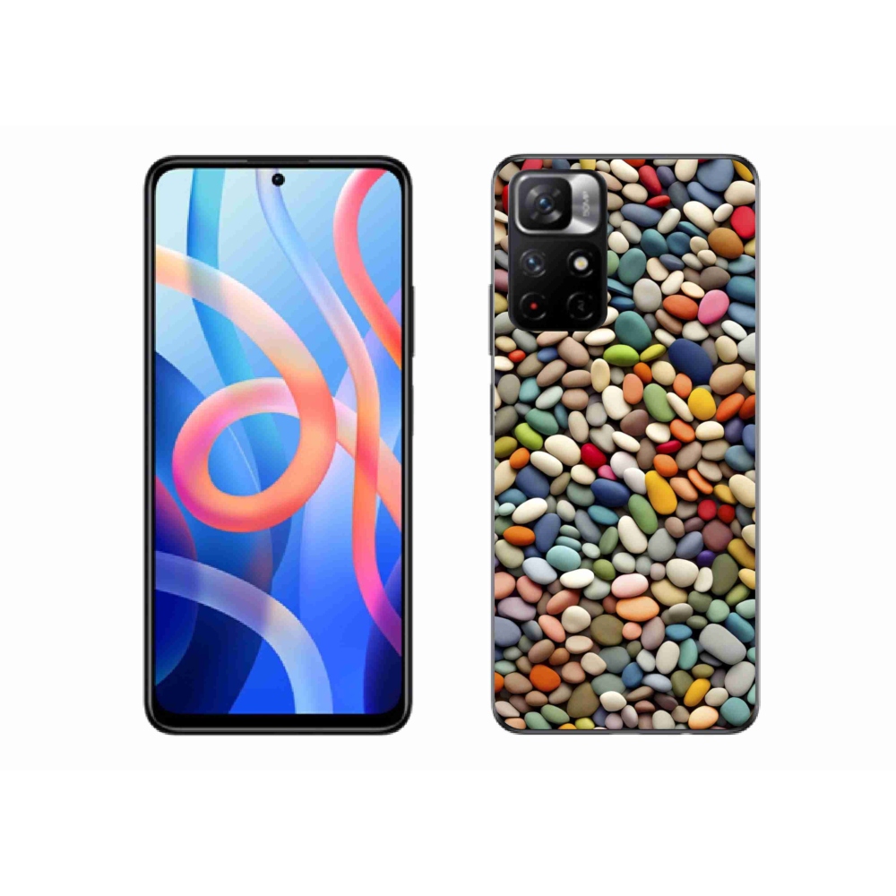 Gél borítás mmCase a Xiaomi Poco M4 Pro 5G-hez - színes strasszkövek 2