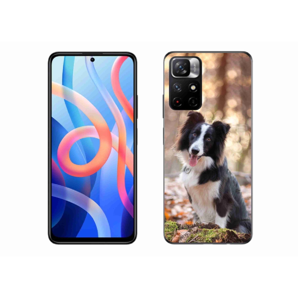 Gél borító mmCase a Xiaomi Poco M4 Pro 5G-hez - border colie 1