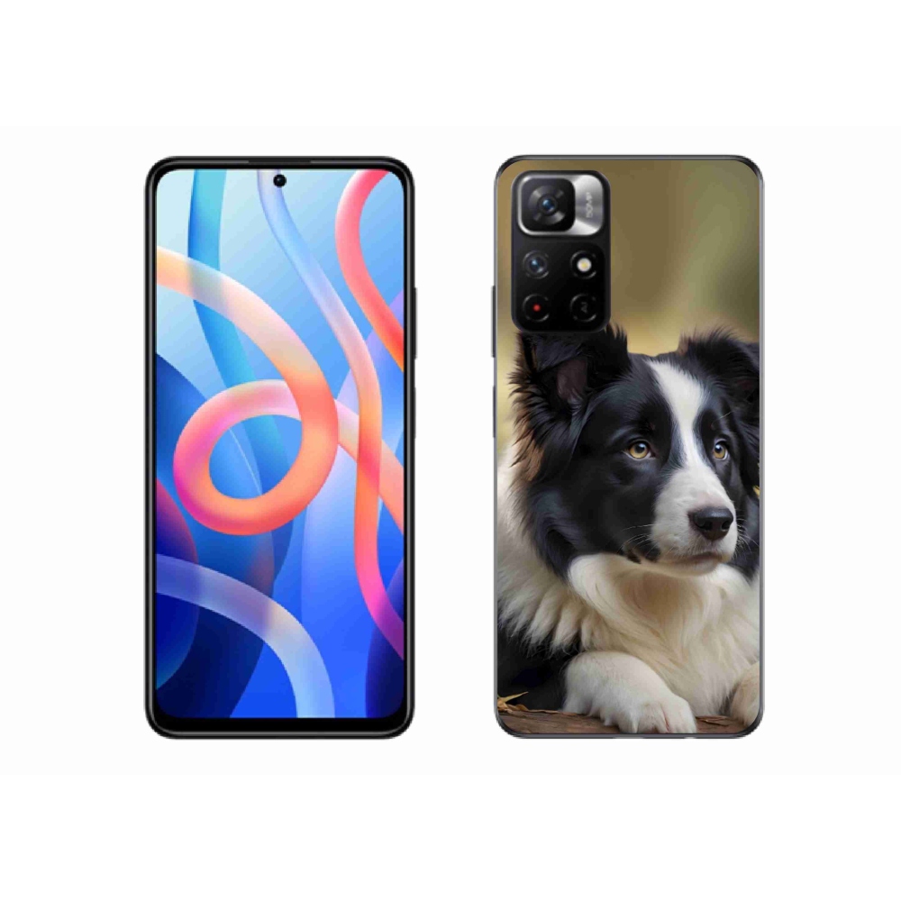 Gél borító mmCase a Xiaomi Poco M4 Pro 5G számára - border colie 2