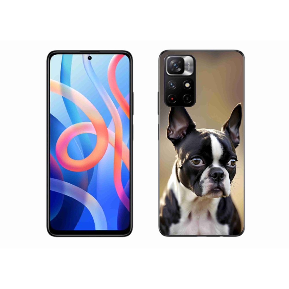 Gél borítás mmCase a Xiaomi Poco M4 Pro 5G számára - Boston Terrier