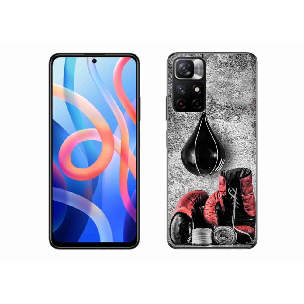Gélburkolat mmCase a Xiaomi Poco M4 Pro 5G számára - bokszzsák és kesztyűk