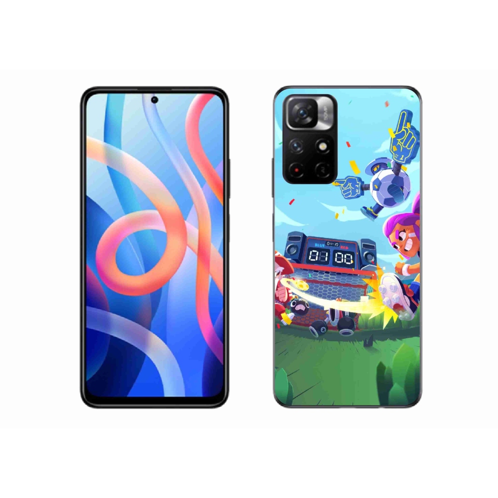 Gél borítás mmCase a Xiaomi Poco M4 Pro 5G-hez - verekedés csillagok 1