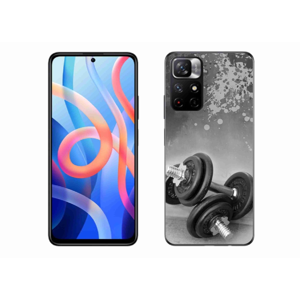 Gél borítás mmCase a Xiaomi Poco M4 Pro 5G számára - súlyzók 1