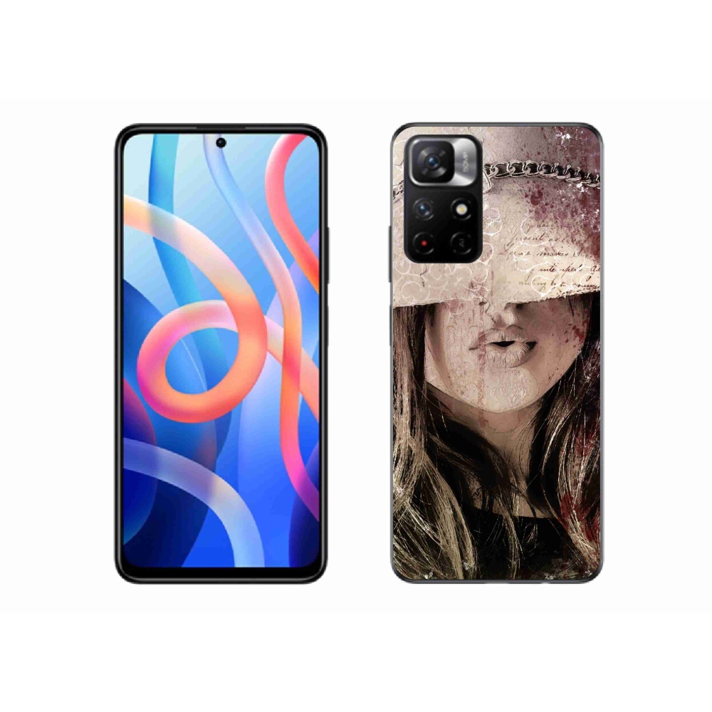 Gél borítás mmCase a Xiaomi Poco M4 Pro 5G számára - lány