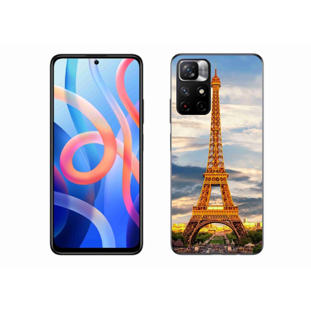 Gél borítás mmCase a Xiaomi Poco M4 Pro 5G számára - eiffel torony 3