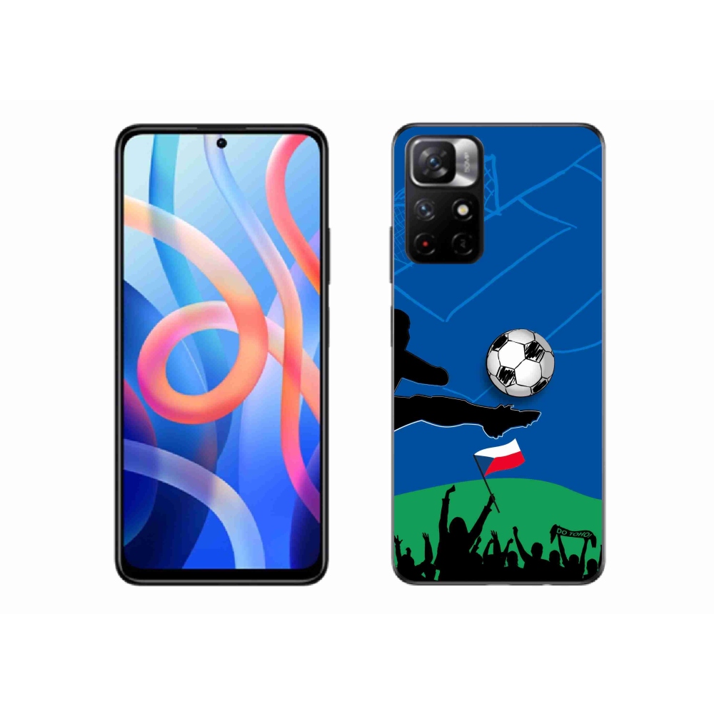Gél borítás mmCase a Xiaomi Poco M4 Pro 5G-hez - futballszurkolóknak