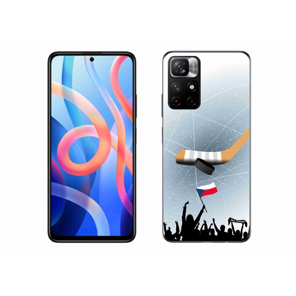 Gél borítás mmCase a Xiaomi Poco M4 Pro 5G-hez - hoki rajongóknak