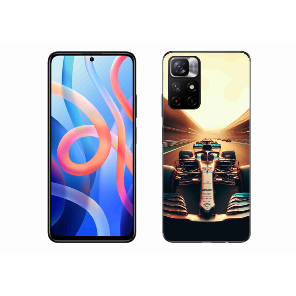Gél borítás mmCase a Xiaomi Poco M4 Pro 5G számára - formula 1