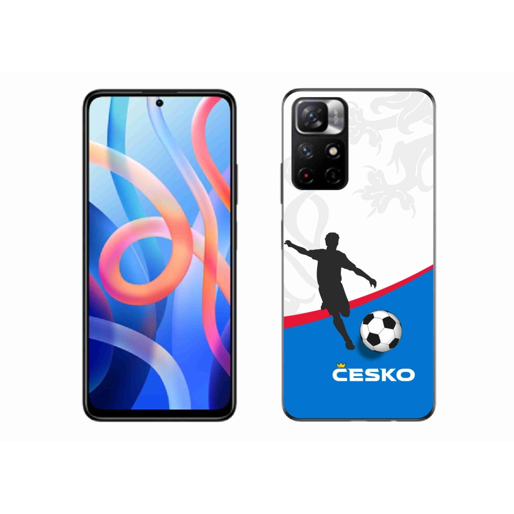 Gél borítás mmCase a Xiaomi Poco M4 Pro 5G - futball Csehország 1