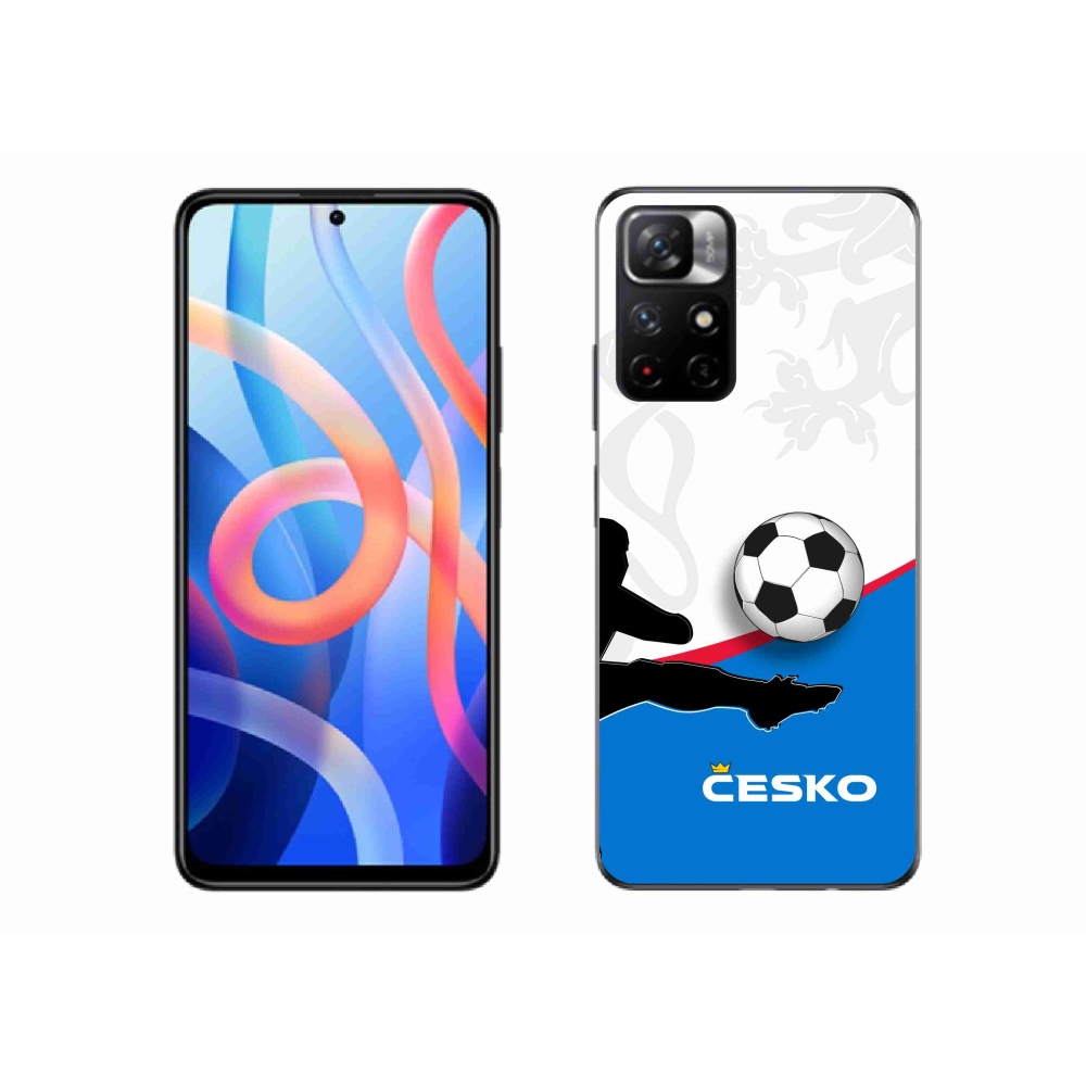 Gél borítás mmCase a Xiaomi Poco M4 Pro 5G - futball Csehország 3