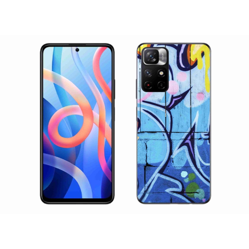 Gél borítás mmCase a Xiaomi Poco M4 Pro 5G számára - graffiti