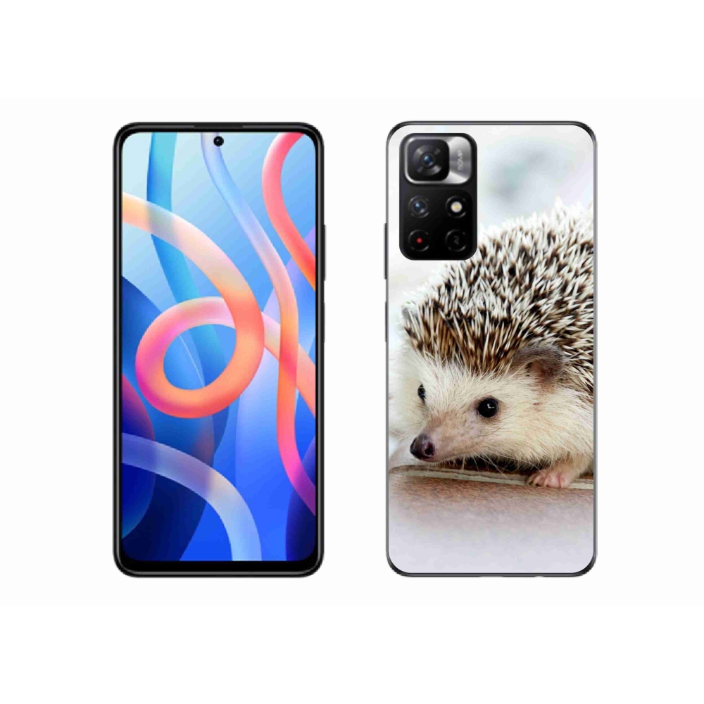 Gél borítás mmCase a Xiaomi Poco M4 Pro 5G számára - süni