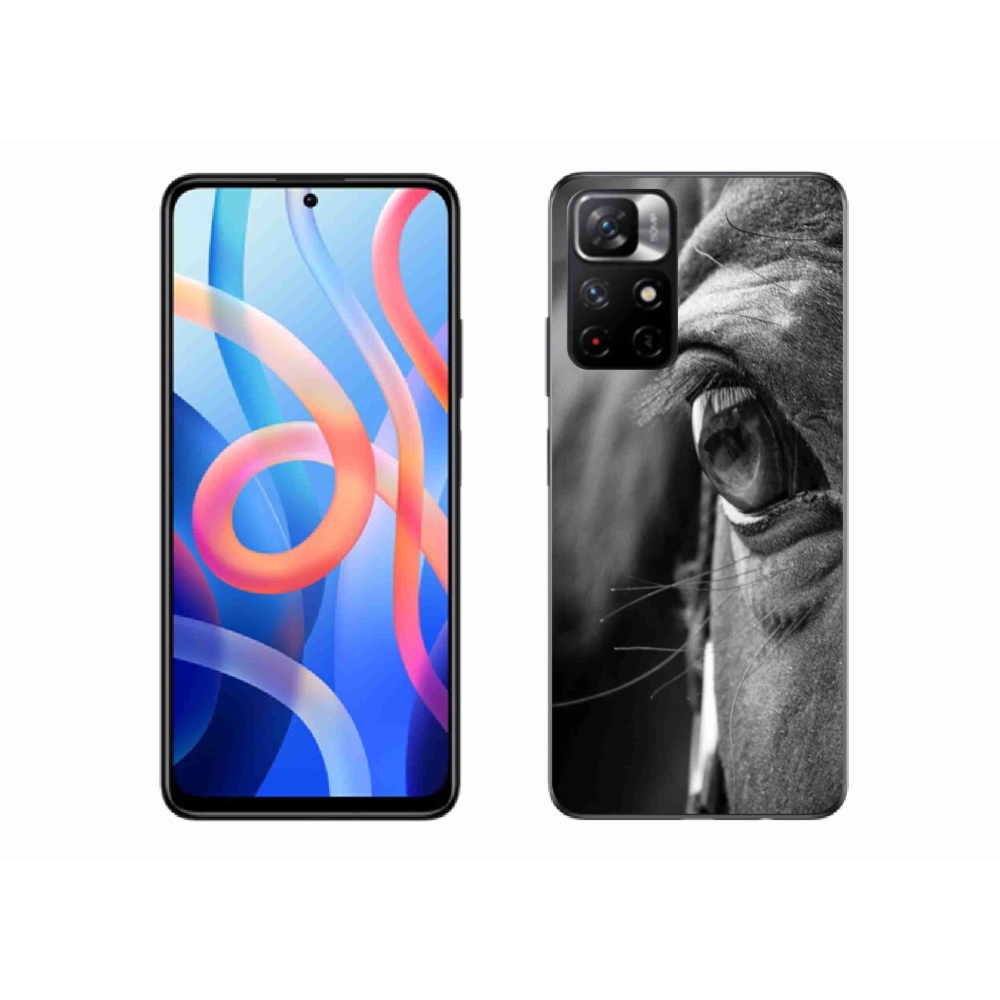 Gél borítás mmCase a Xiaomi Poco M4 Pro 5G számára - ló nézet