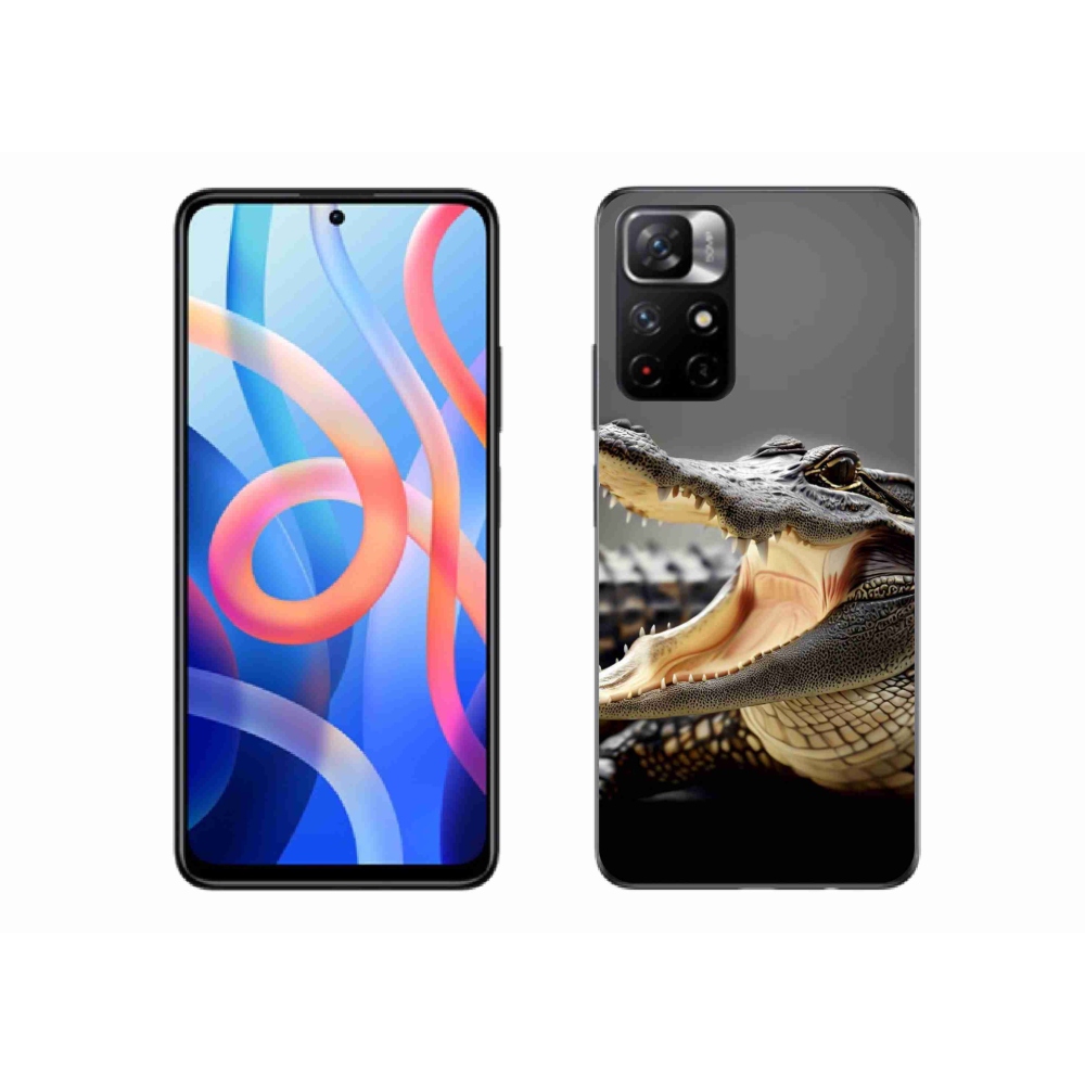 Gél borítás mmCase a Xiaomi Poco M4 Pro 5G-hez - krokodil