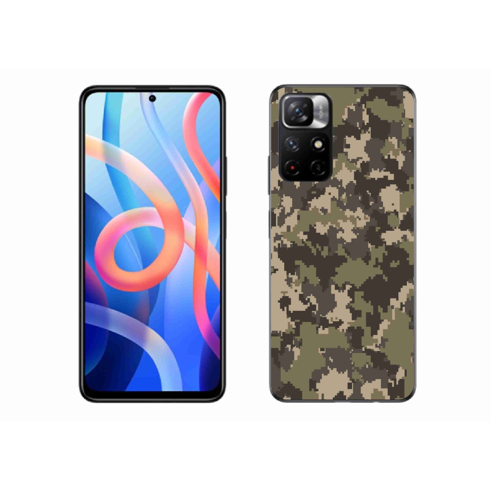 Gél borítás mmCase a Xiaomi Poco M4 Pro 5G-hez - álcázó minta 12