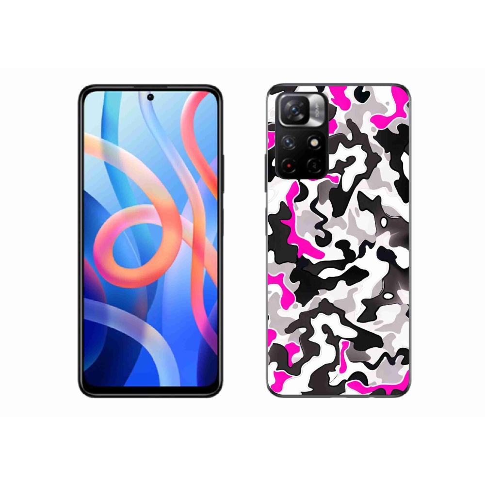 Gél borítás mmCase a Xiaomi Poco M4 Pro 5G számára - álcázó minta 5