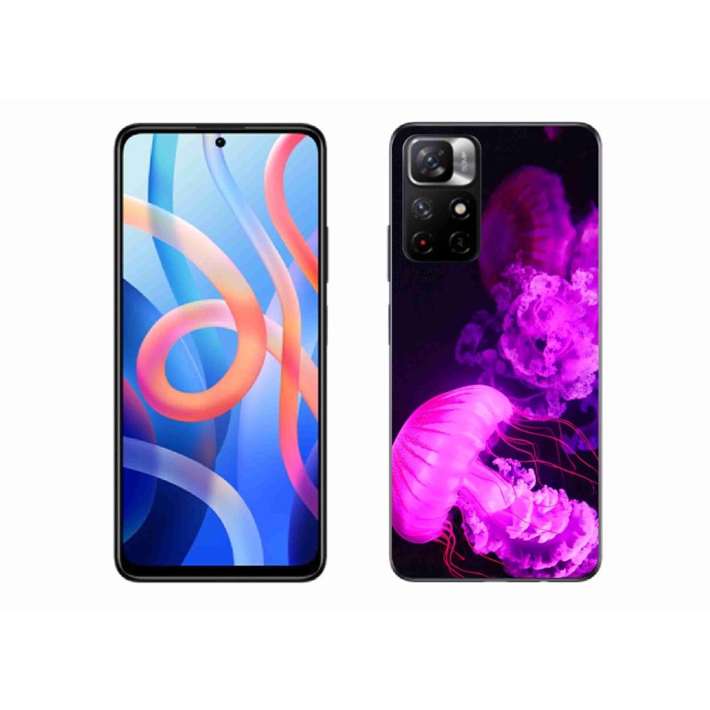 Gél borítás mmCase a Xiaomi Poco M4 Pro 5G-hez - medúza 1