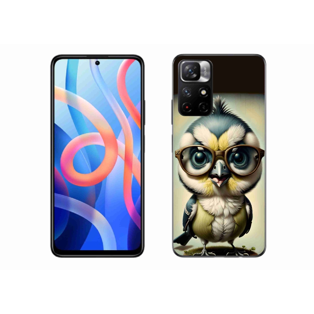 Gél borítás mmCase a Xiaomi Poco M4 Pro 5G - kölyök szemüveggel