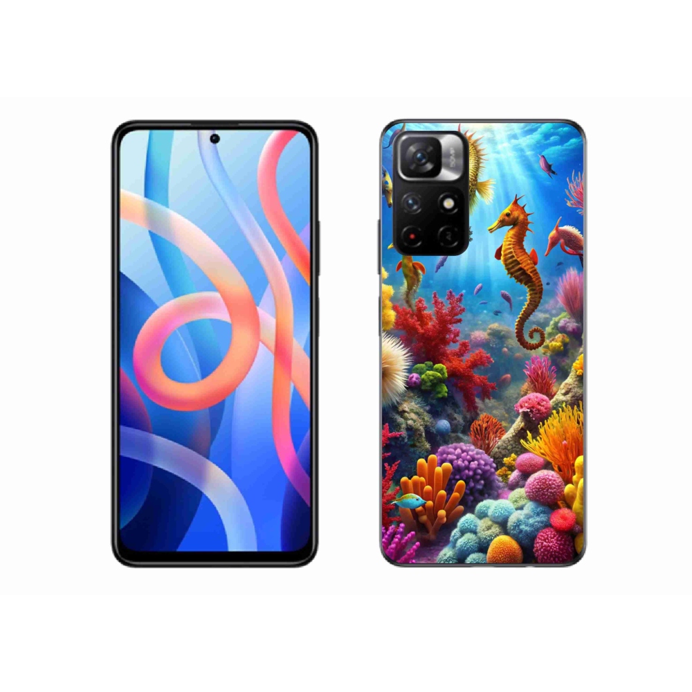 Gél borítás mmCase a Xiaomi Poco M4 Pro 5G számára - Sea World 3
