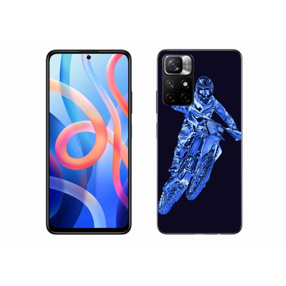 Gél borítás mmCase a Xiaomi Poco M4 Pro 5G-hez - motocross 1