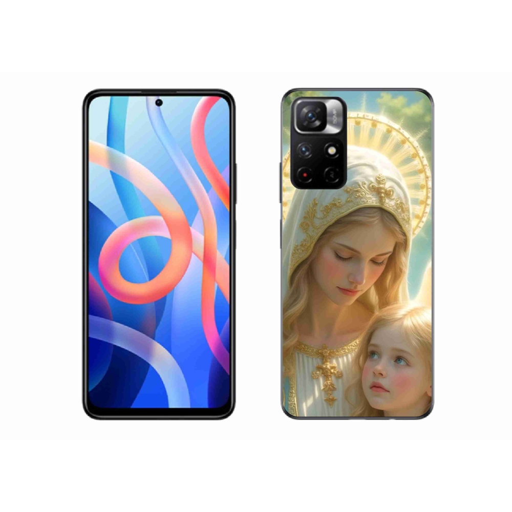 Gél borító mmCase a Xiaomi Poco M4 Pro 5G számára - vallási téma 2