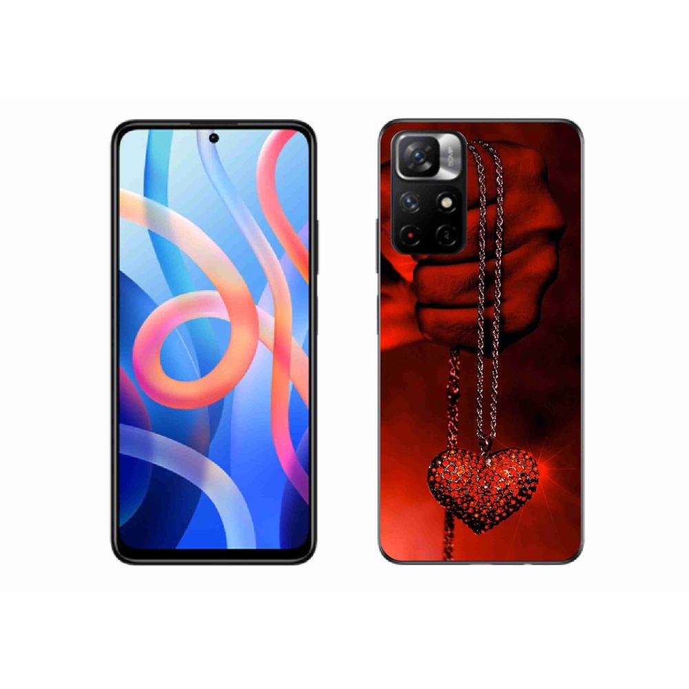 Gél borítás mmCase a Xiaomi Poco M4 Pro 5G-hez - nyaklánc