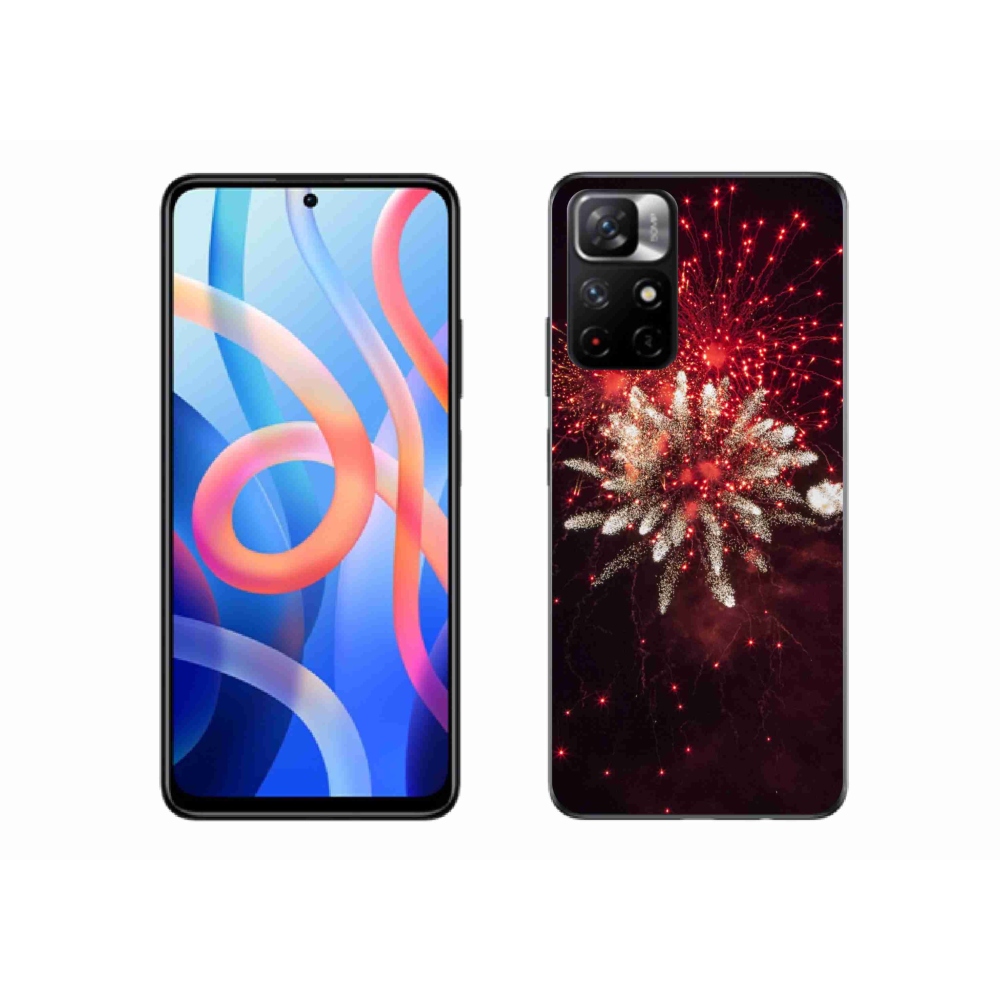 Gél borítás mmCase a Xiaomi Poco M4 Pro 5G-hez - tűzijáték