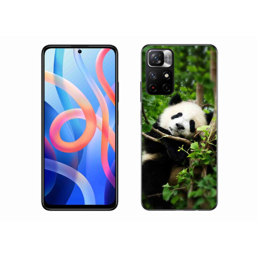 Gél borítás mmCase a Xiaomi Poco M4 Pro 5G számára - panda