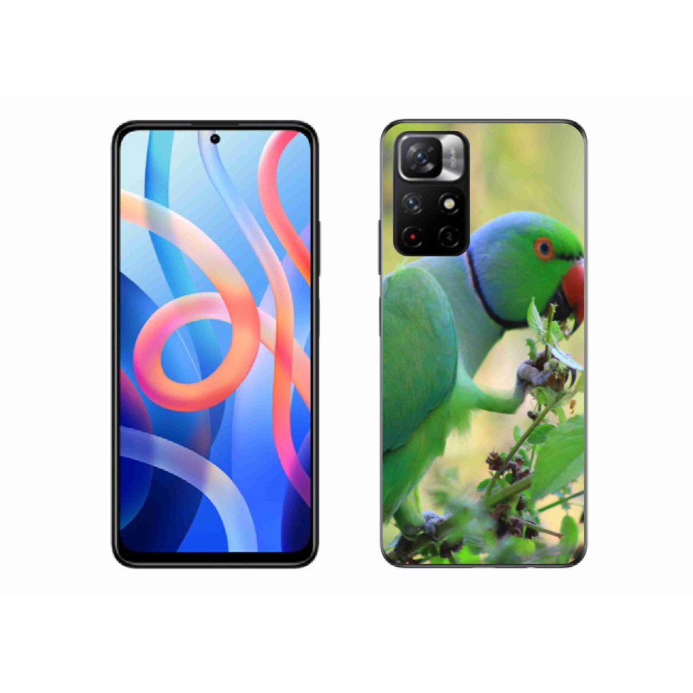 Gél borítás mmCase a Xiaomi Poco M4 Pro 5G számára - parrot alexandr