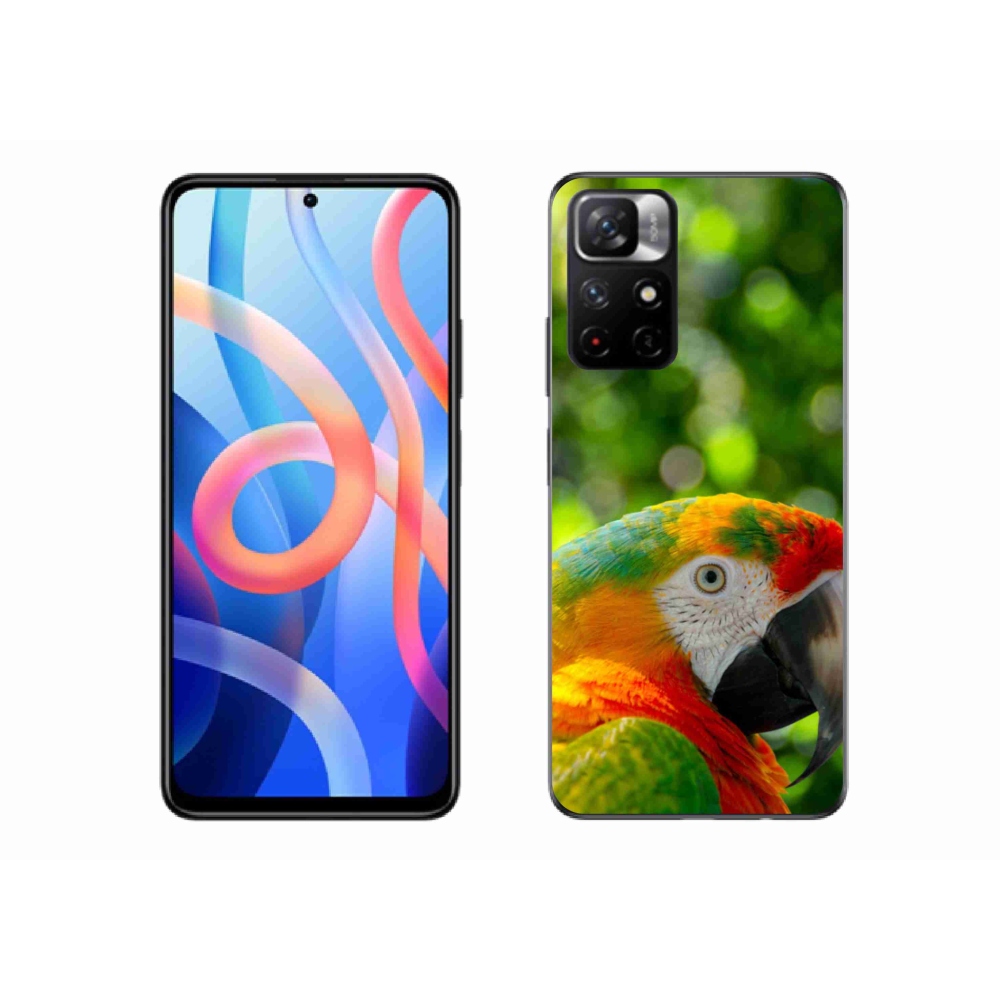 Gél borítás mmCase a Xiaomi Poco M4 Pro 5G-hez - parrot ara 3