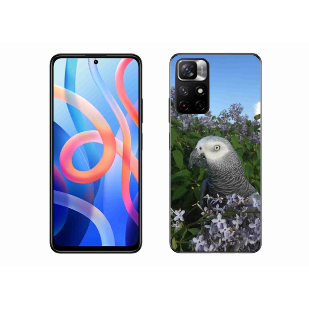 Gél borítás mmCase a Xiaomi Poco M4 Pro 5G-hez - papagáj jacco