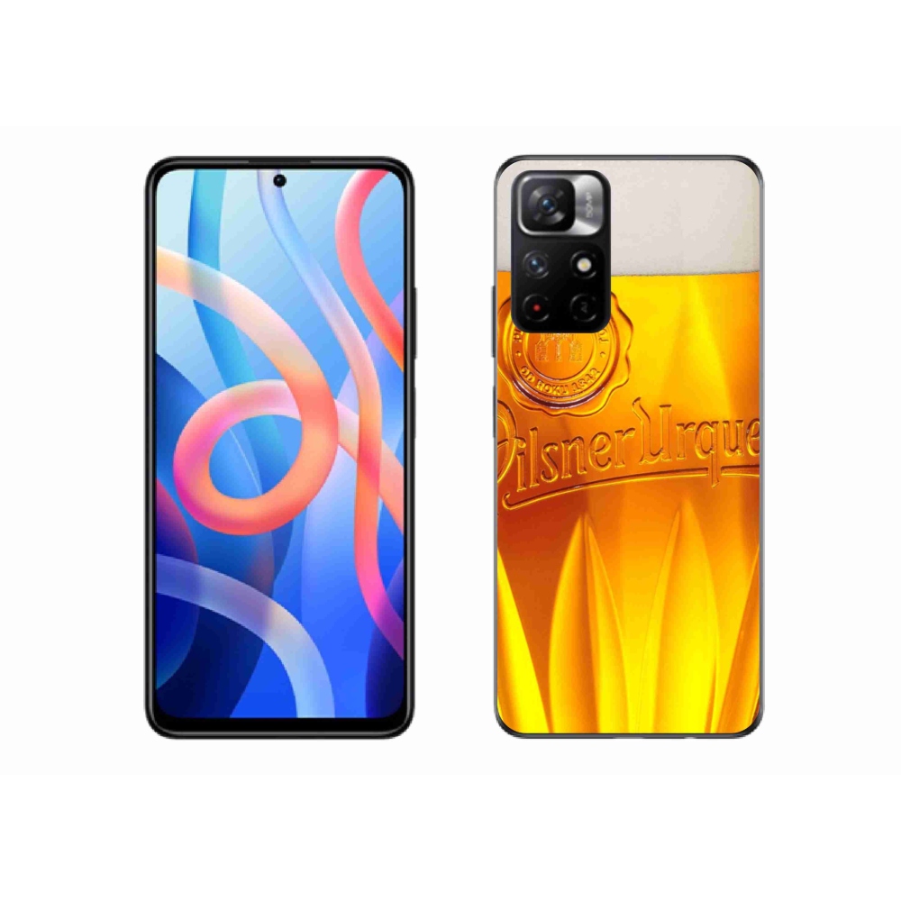 Gél borítás mmCase a Xiaomi Poco M4 Pro 5G számára - sör