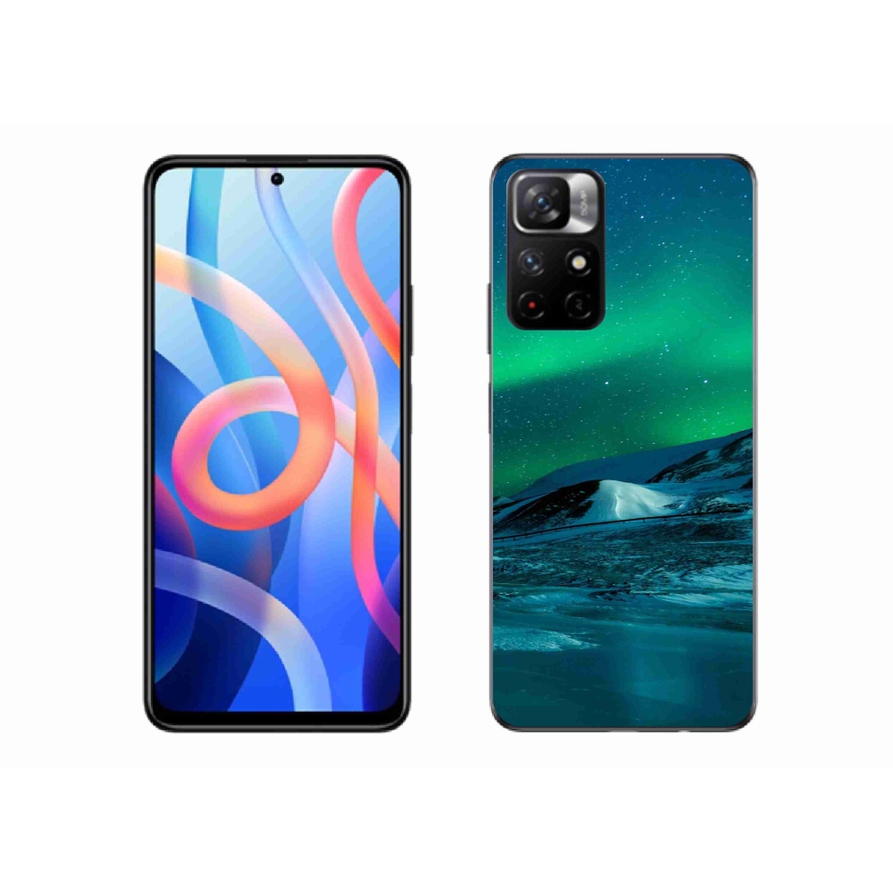 Gél borítás mmCase a Xiaomi Poco M4 Pro 5G számára - sarki fény