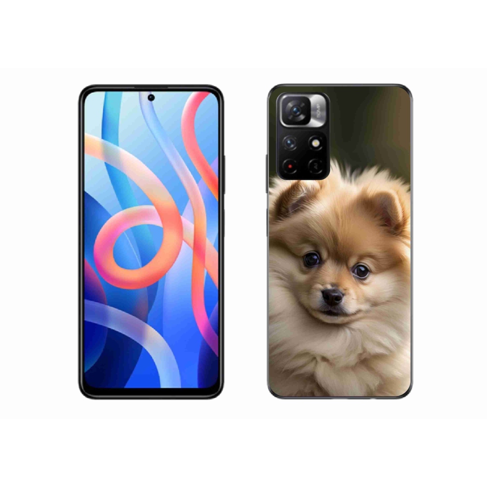 Gél borítás mmCase a Xiaomi Poco M4 Pro 5G-hez - aranyos pomerániai 2