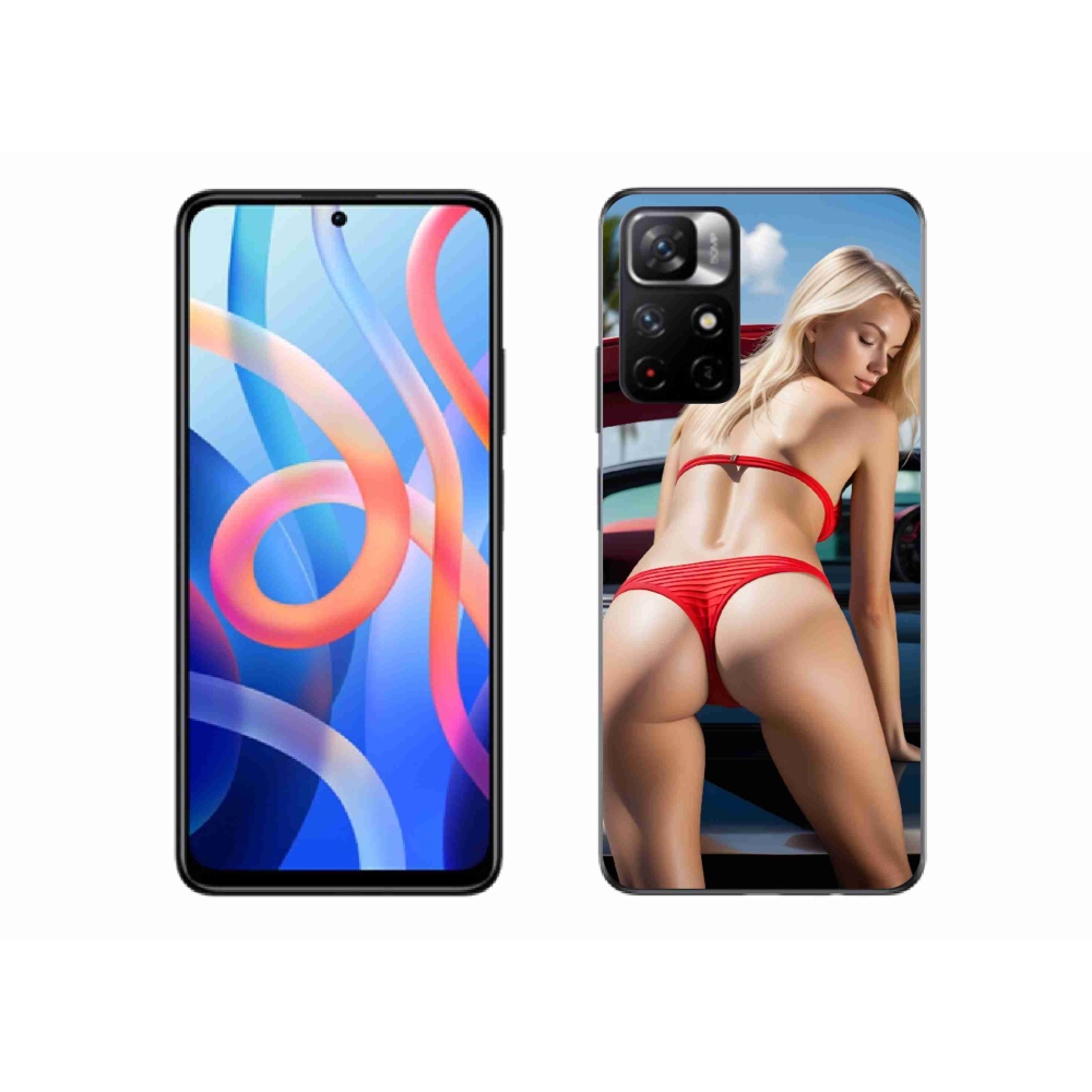 Gél borítás mmCase a Xiaomi Poco M4 Pro 5G-hez - szexi nő 2