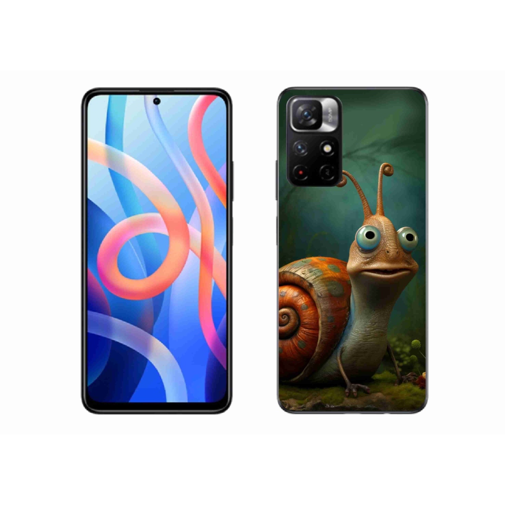 Gél borítás mmCase a Xiaomi Poco M4 Pro 5G-hez - csiga