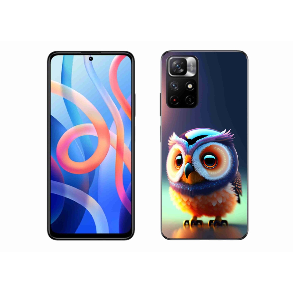 Gél borítás mmCase a Xiaomi Poco M4 Pro 5G számára - bagoly