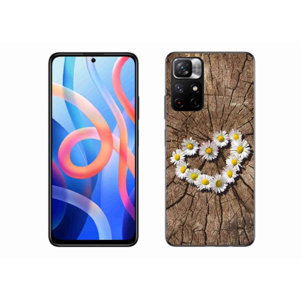 Gél borítás mmCase a Xiaomi Poco M4 Pro 5G-hez - Százszorszép szív