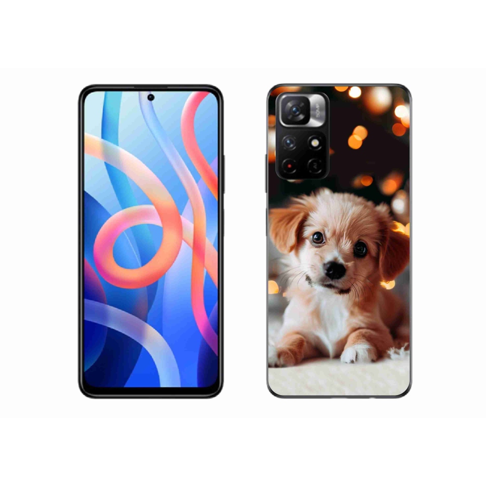 Gél borítás mmCase a Xiaomi Poco M4 Pro 5G számára - kölyökkutyakék