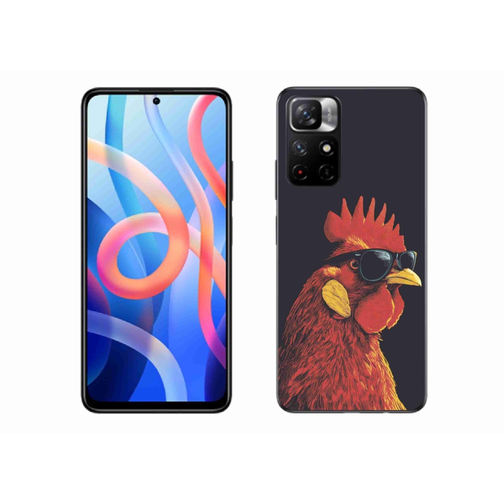 Gél borítás mmCase a Xiaomi Poco M4 Pro 5G számára - stílusos kakas