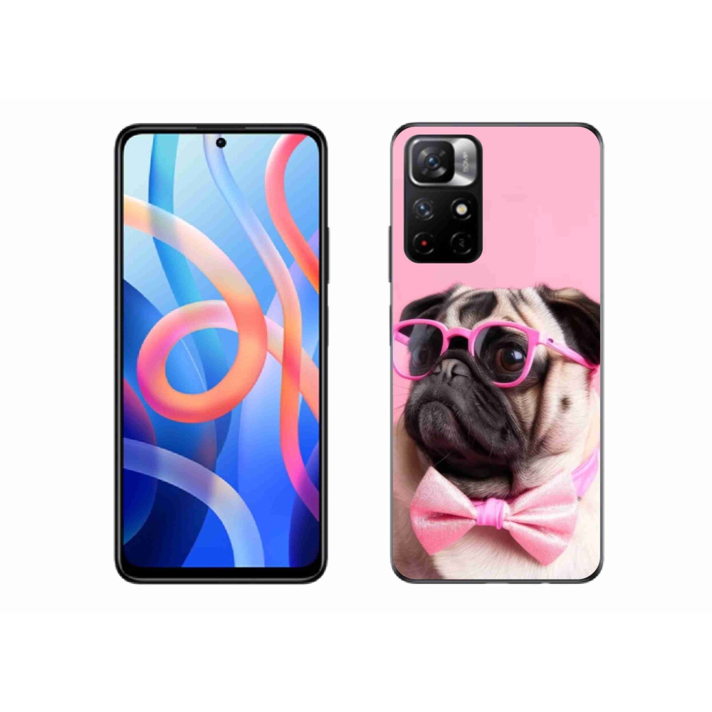 Gél borítás mmCase a Xiaomi Poco M4 Pro 5G-hez - stílusos mopsz