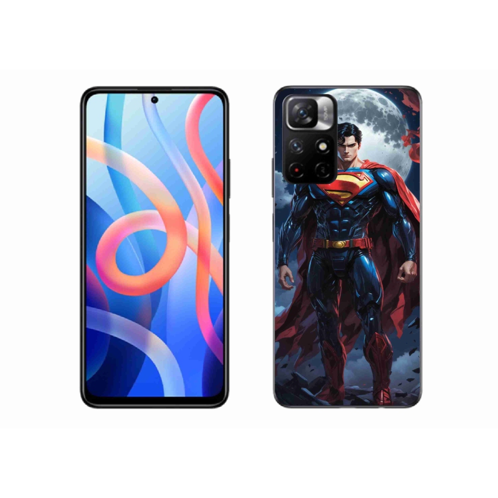 Gél borítás mmCase a Xiaomi Poco M4 Pro 5G számára - superman
