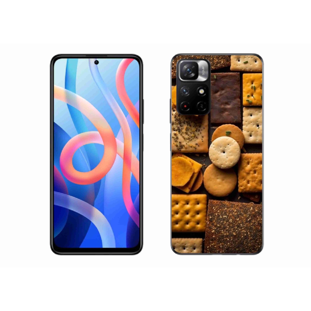 Gél borítás mmCase a Xiaomi Poco M4 Pro 5G számára - kekszek