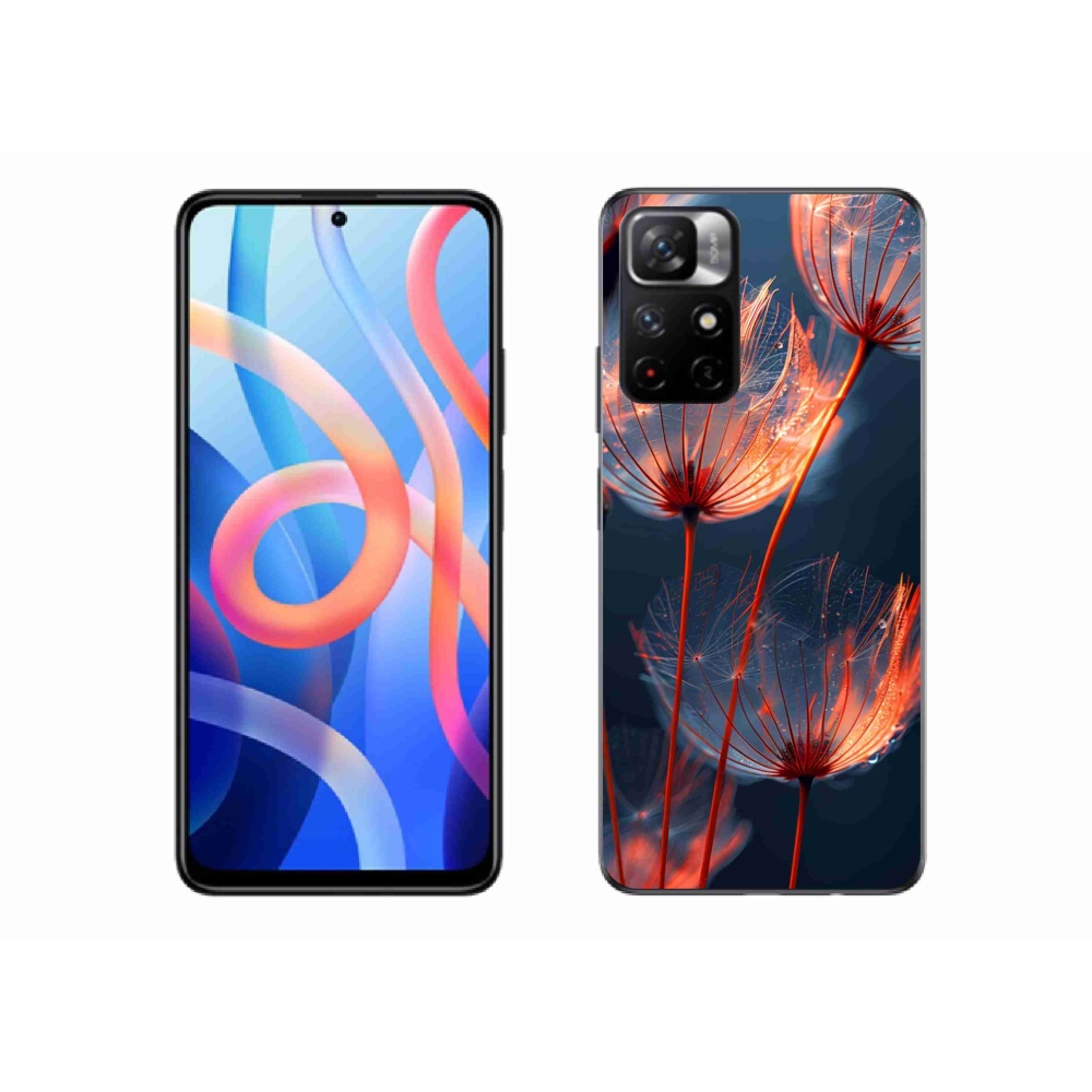 Gél borítás mmCase a Xiaomi Poco M4 Pro 5G-hez - világító pehely