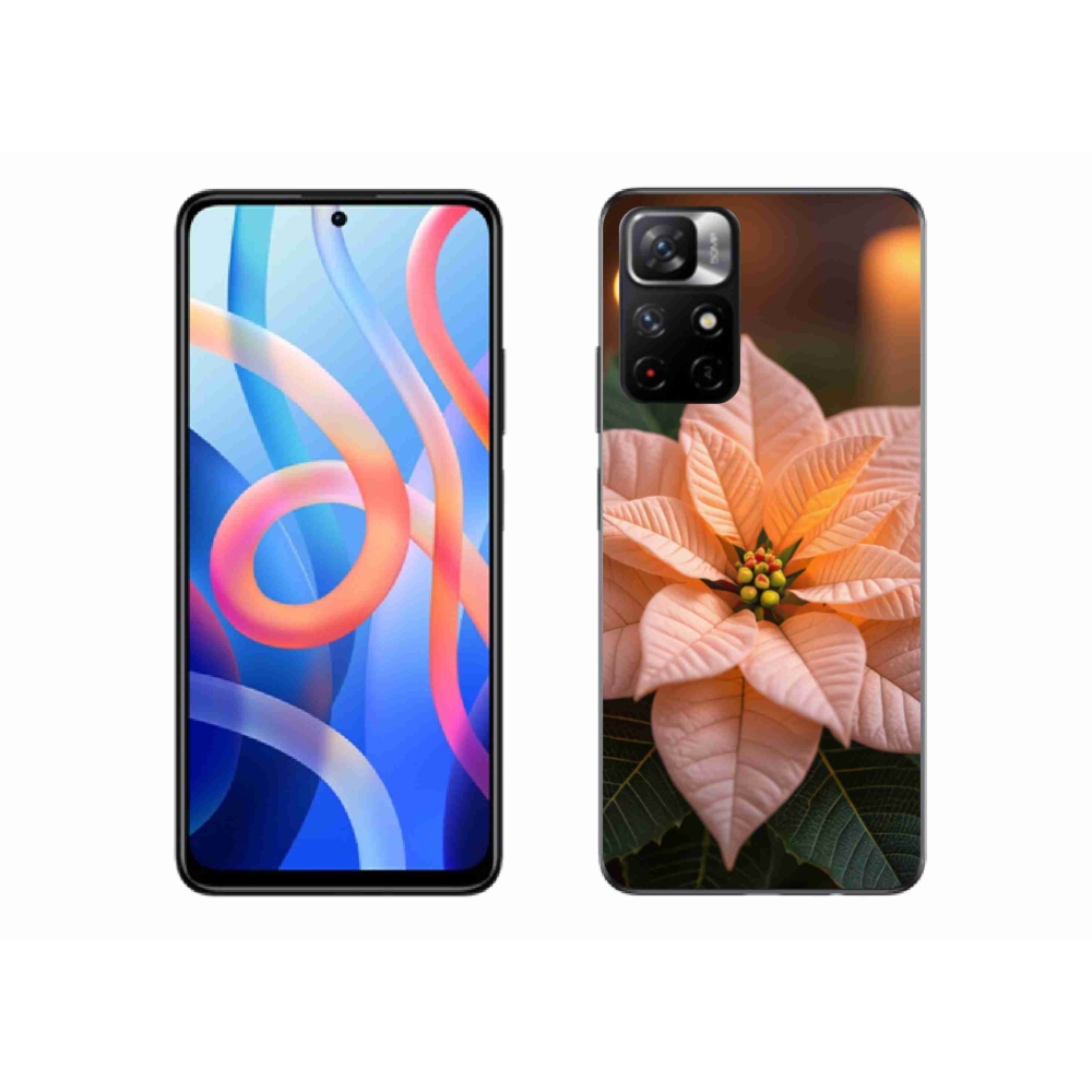 Gél borítás mmCase a Xiaomi Poco M4 Pro 5G számára - Karácsonyi csillag