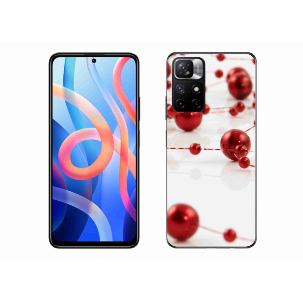 Gél borítás mmCase a Xiaomi Poco M4 Pro 5G-hez - karácsonyi lánc