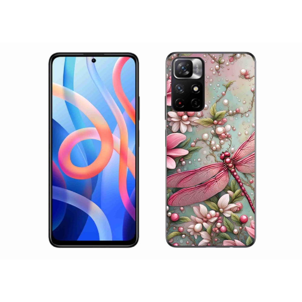 Gél borítás mmCase a Xiaomi Poco M4 Pro 5G számára - szitakötő