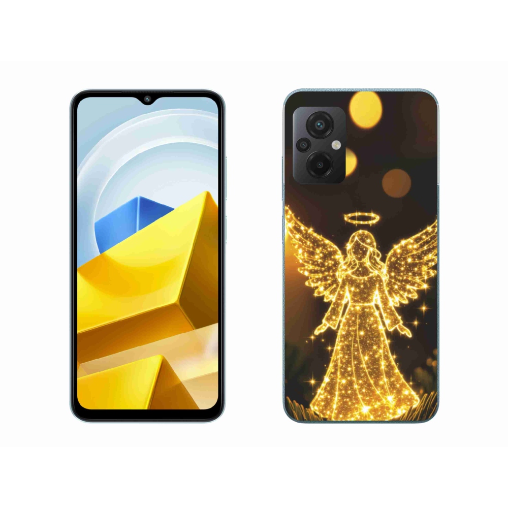 Gél borítás mmCase a Xiaomi Poco M5 4G-hez - angyal