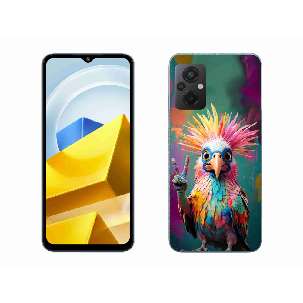 Gél borítás mmCase a Xiaomi Poco M5 4G-hez - színes lázadó