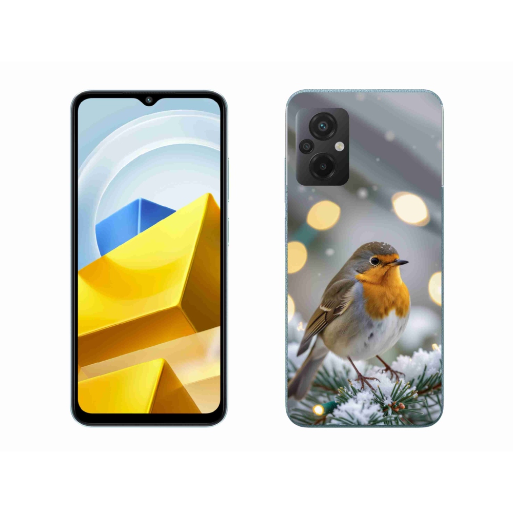 Gél borítás mmCase a Xiaomi Poco M5 4G-hez - télen pirulva